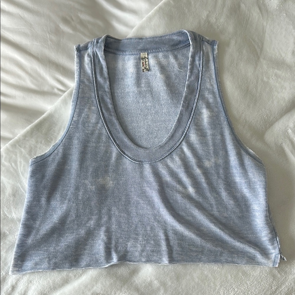 Free People Flowy Crop Tank Top